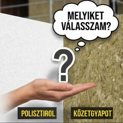 Melyik legyen? Kőzetgyapot vagy polisztirol hőszigetelés? 