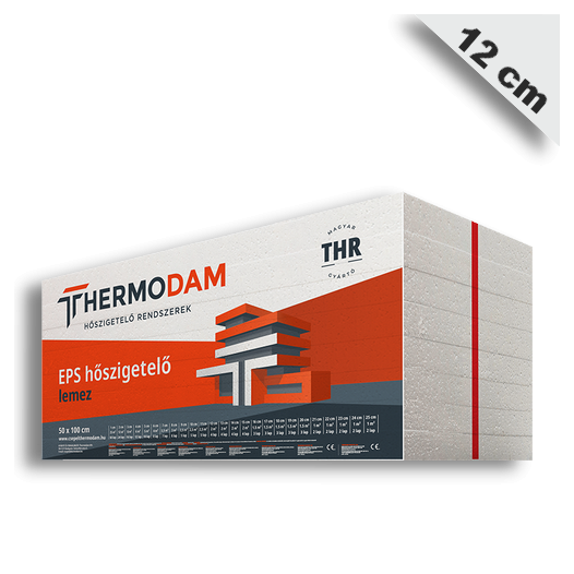 EPS 80 homlokzati hőszigetelő lemez 12 cm