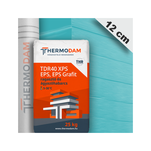XPS Lábazati hőszigetelő rendszer 12 cm