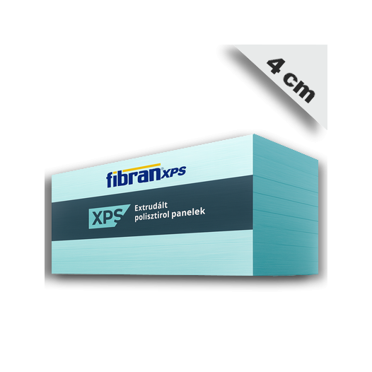 XPS lábazati polisztirol hőszigetelő lemez 4 cm