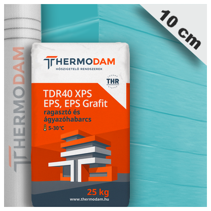 XPS Lábazati hőszigetelő rendszer 10 cm