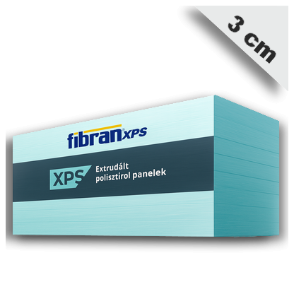 XPS lábazati polisztirol hőszigetelő lemez 3 cm