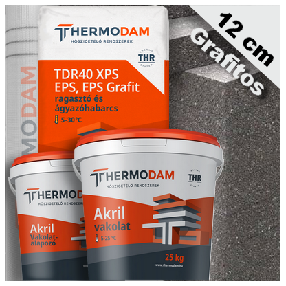 Grafitos hőszigetelő rendszer 12 cm
